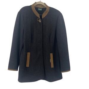 Geiger gray wool jacket